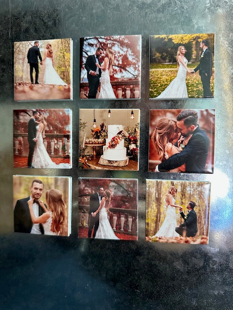 Custom 2x2 photo magnet-Personalized Keepsake